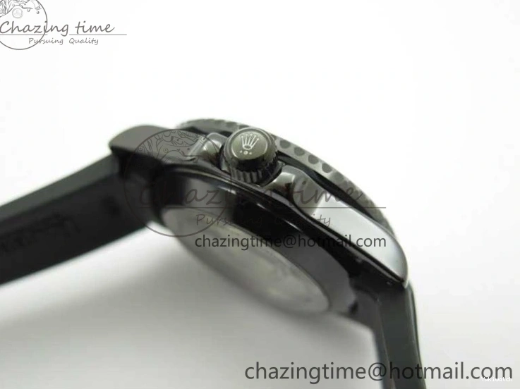 5GF Black Black Best SA3135 Cream Ceramic Dial Submariner on 40mm Strap Rubber Edition 1224